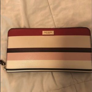 Kate Spade Multi Stripe Wallet